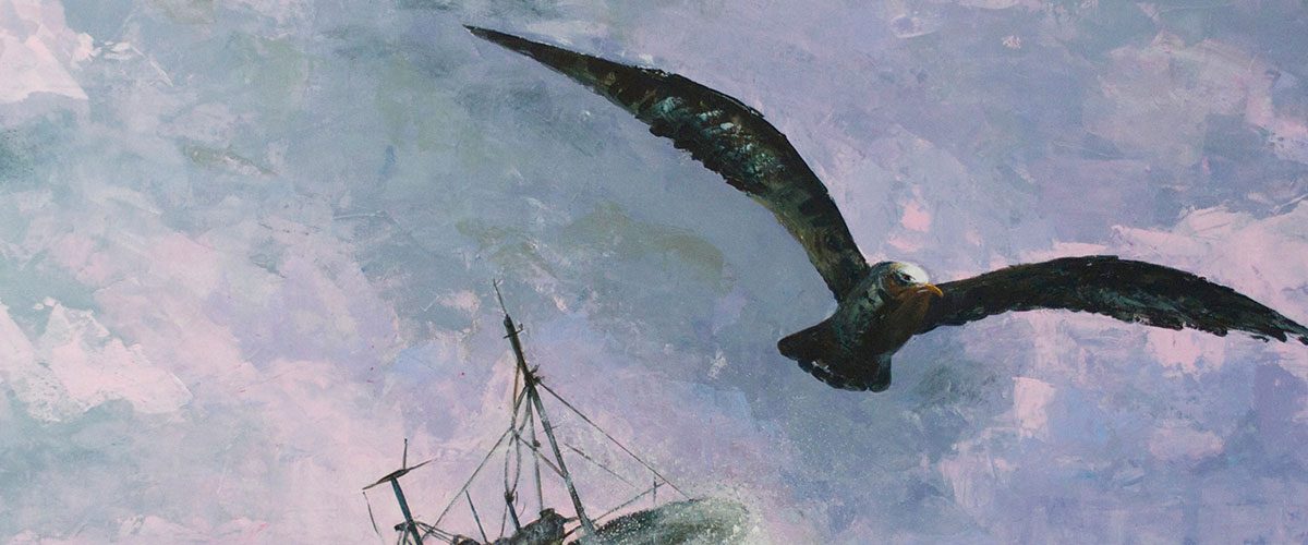 Le Goéland, Acrylique sur toile, par Carla bb