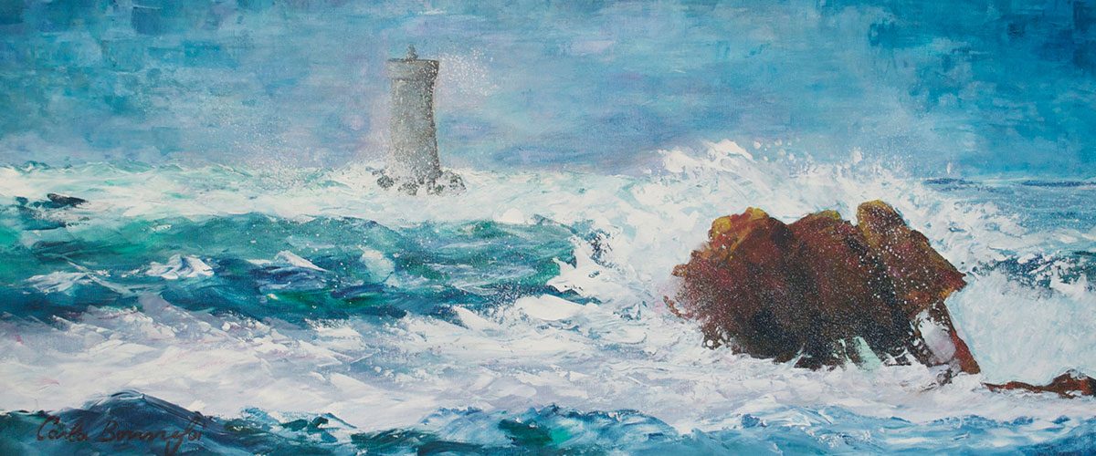 Marine, Acrylique sur toile, par Carla bb